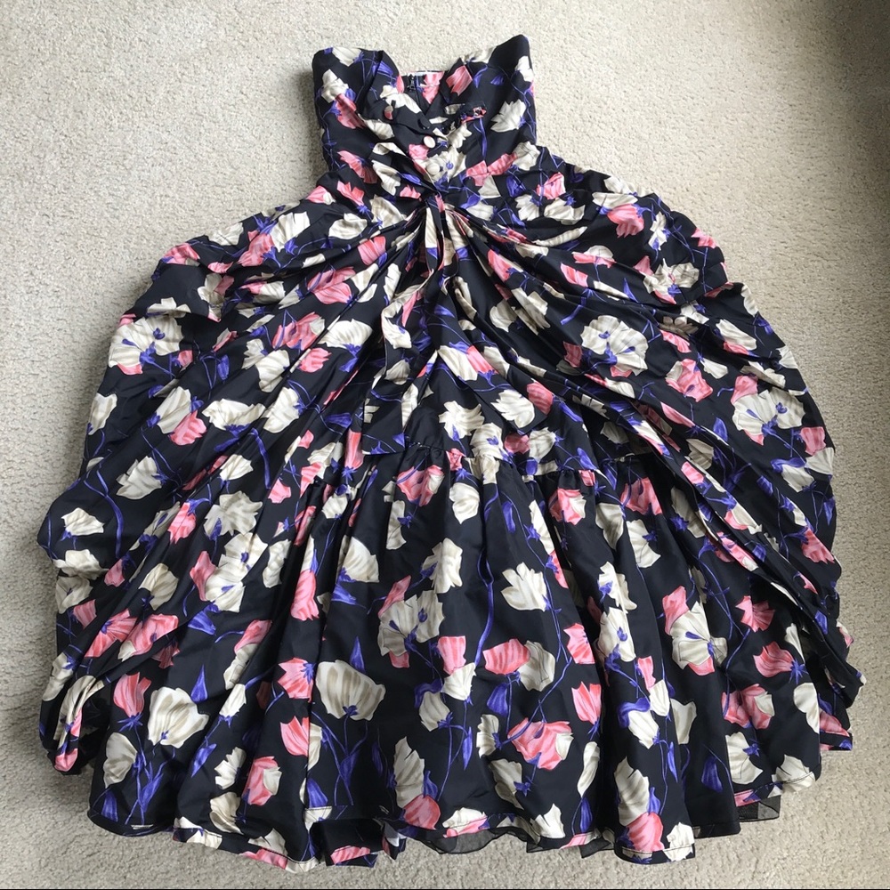 Iconic Prada floral couture dress